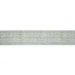 78440 | Arbela Hand Blocked Tape - Charcoal Schumacher Arbela Hand Blocked Tape trim in Charcoal (78440)