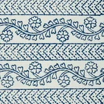 78441 | Arbela Hand Blocked Tape - Indigo Schumacher Arbela Hand Blocked Tape trim in Indigo (78441)