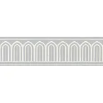 70763 | Arches Embroidered Tape Medium - Sky Schumacher Arches Embroidered Tape Medium trim in Sky (70763)