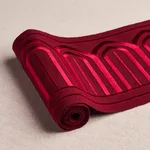 70778 | Arches Embroidered Tape Wide - Red Schumacher Arches Embroidered Tape Wide trim in Red (70778)