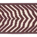 79702 | Arcure Ripple Tape - Aubergine Schumacher Arcure Ripple Tape trim in Aubergine (79702)