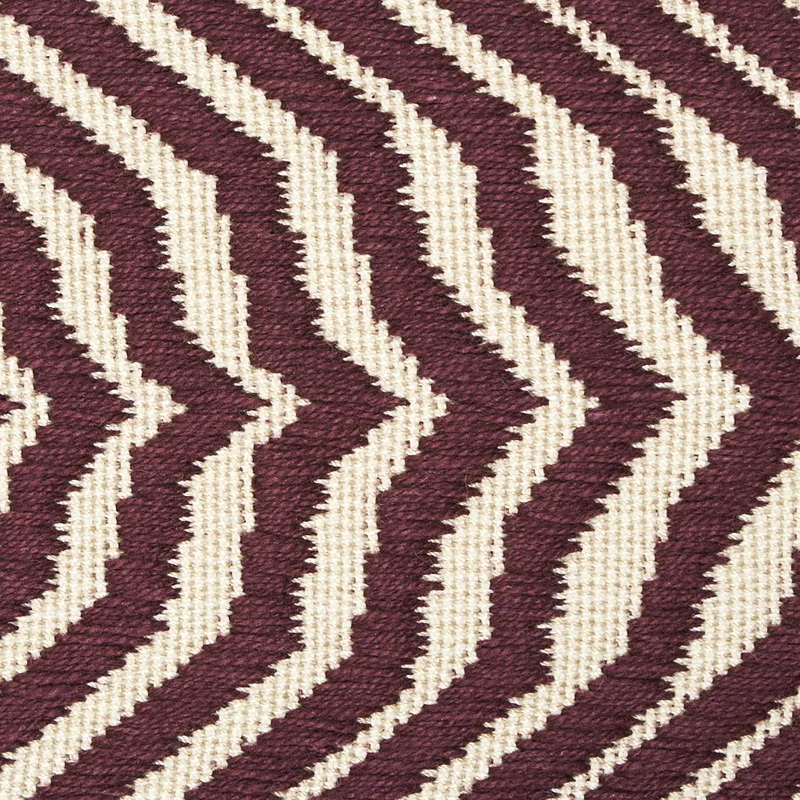 79702 | Arcure Ripple Tape - Aubergine Schumacher Arcure Ripple Tape trim in Aubergine (79702)
