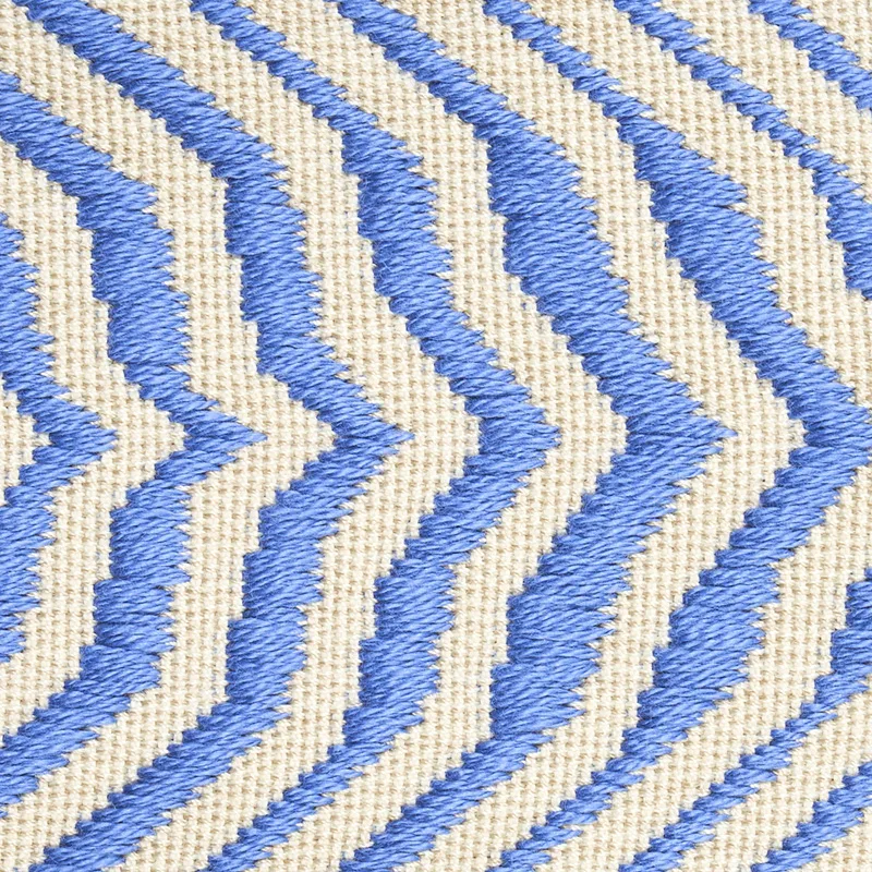 79701 | Arcure Ripple Tape - Bluebell Schumacher Arcure Ripple Tape trim in Bluebell (79701)
