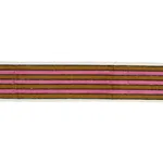 85431 | Arya Stripe Hand Block Trim - Gold Schumacher Arya Stripe Hand Block Trim in Gold (85431)