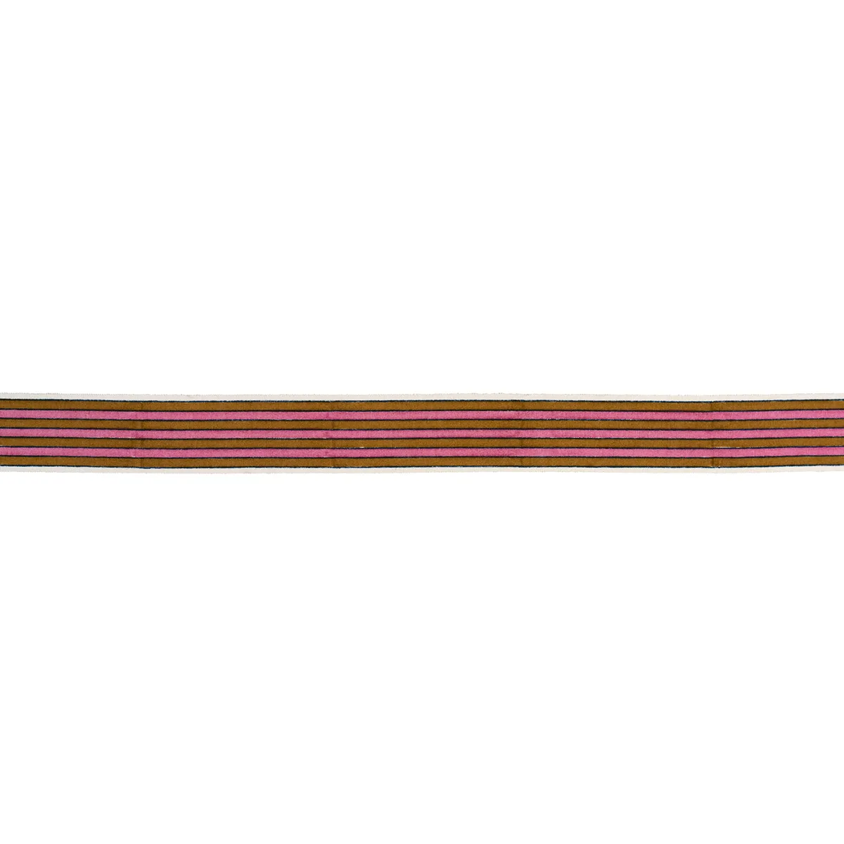 Schumacher Arya Stripe Hand Block Trim in Gold (85431)