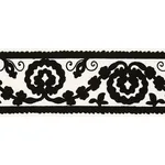 70595 | Ashbury Tape - Black Schumacher Ashbury Tape trim in Black (70595)