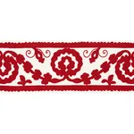 70593 | Ashbury Tape - Red Schumacher Ashbury Tape trim in Red (70593)