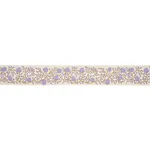 76297 | Ashoka Tape - Lilac & Cream Schumacher Ashoka Tape trim in Lilac & Cream (76297)