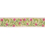 Schumacher Ashoka Tape trim in Orchid & Green (76295)