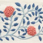 76290 | Ashoka Tape - Rose & Sky Schumacher Ashoka Tape trim in Rose & Sky (76290)