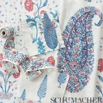 76290 | Ashoka Tape - Rose & Sky Schumacher Ashoka Tape trim in Rose & Sky (76290)