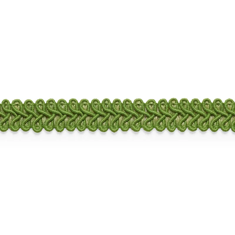 Schumacher Astor Braid Indoor/Outdoor trim in Leaf (74964)