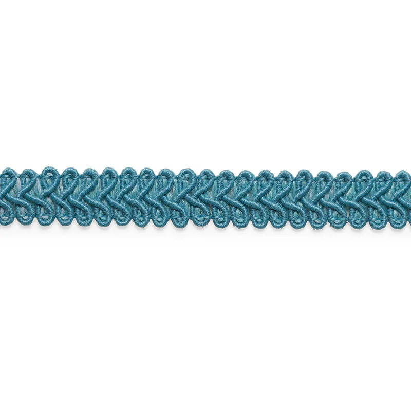 Schumacher Astor Braid Indoor/Outdoor trim in Ocean (74962)