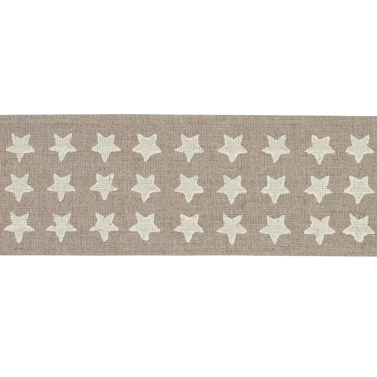 Schumacher Astra Block-Print Tape trim in Neutral (87561)