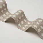 87561 | Astra Block-Print Tape - Neutral Schumacher Astra Block-Print Tape trim in Neutral (87561)