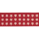 87562 | Astra Block-Print Tape - Red Schumacher Astra Block-Print Tape trim in Red (87562)