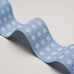 87560 | Astra Block-Print Tape - Sky Schumacher Astra Block-Print Tape trim in Sky (87560)