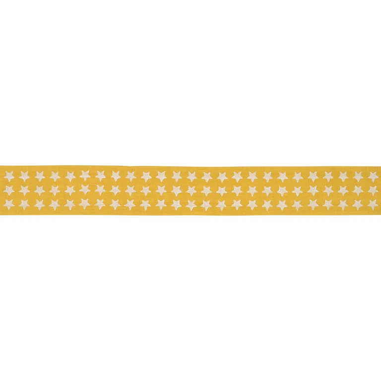 Schumacher Astra Block-Print Tape trim in Yellow (87564)