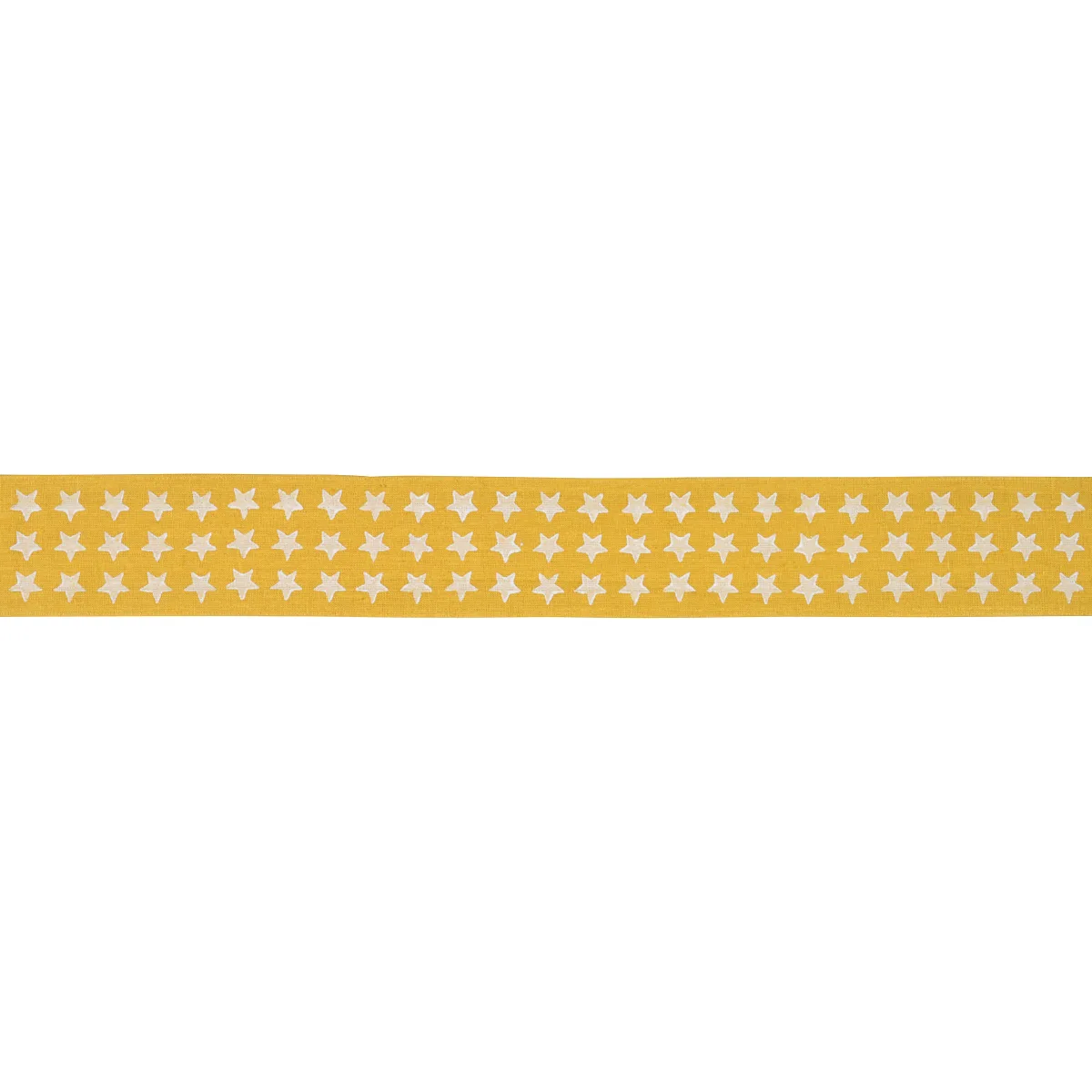 Schumacher Astra Block-Print Tape trim in Yellow (87564)
