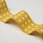 87564 | Astra Block-Print Tape - Yellow Schumacher Astra Block-Print Tape trim in Yellow (87564)