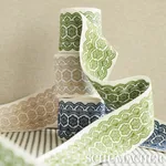 Schumacher Astrid Embroidered Tape trim in Green (80441)