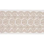 80440 | Astrid Embroidered Tape - Natural Schumacher Astrid Embroidered Tape trim in Natural (80440)