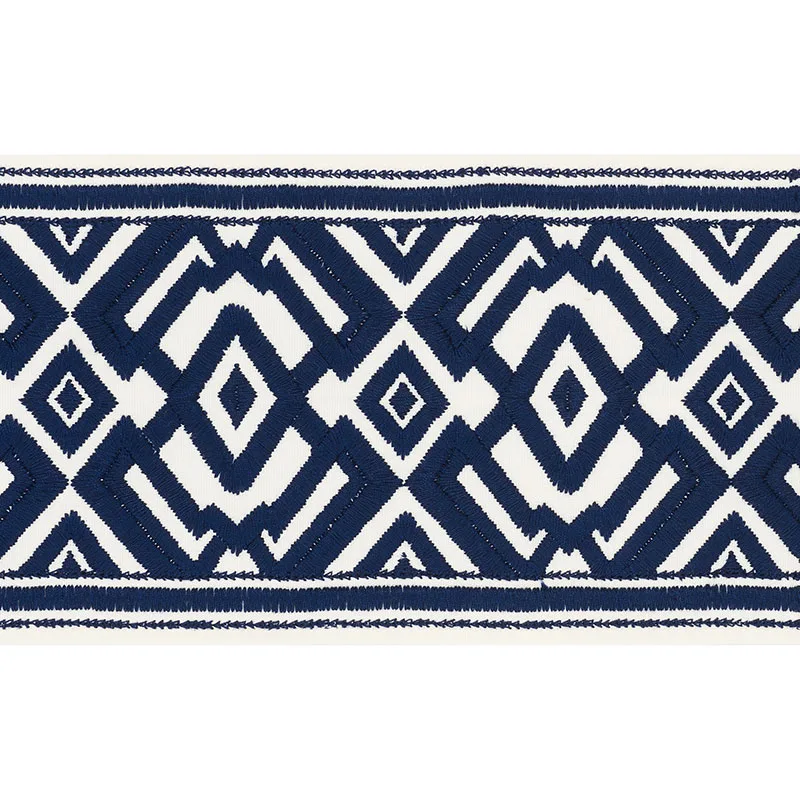 Schumacher Avalon Tape trim in Blue (70664)