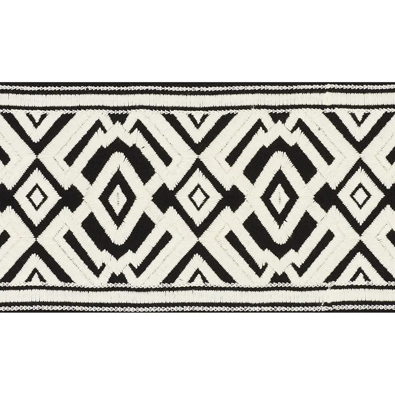 70662 | Avalon Tape – Ivory on Black