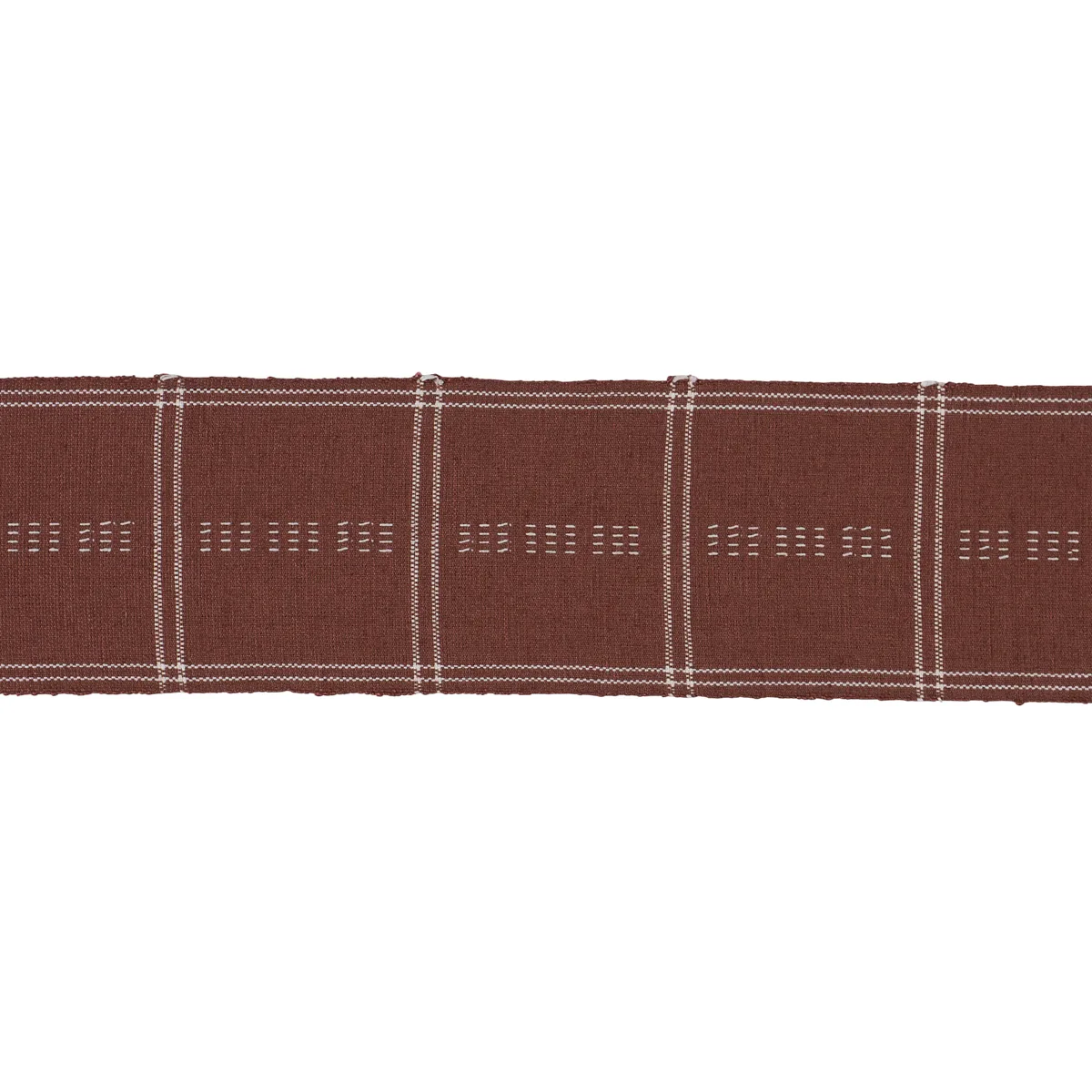 Schumacher Ayan Tape trim in Terracotta (86731)