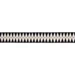 181222 | Backgammon Tape - Black and Sand Schumacher Backgammon Tape trim in Black and Sand (181222)