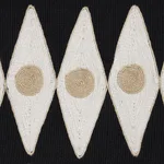 181222 | Backgammon Tape - Black and Sand Schumacher Backgammon Tape trim in Black and Sand (181222)