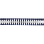 181220 | Backgammon Tape - Navy and Sky Schumacher Backgammon Tape trim in Navy and Sky (181220)