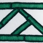 Schumacher Bamboo Trellis Tape trim in Green (81741)