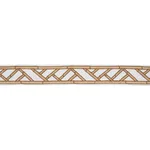 Schumacher Bamboo Trellis Tape trim in Sesame (81740)