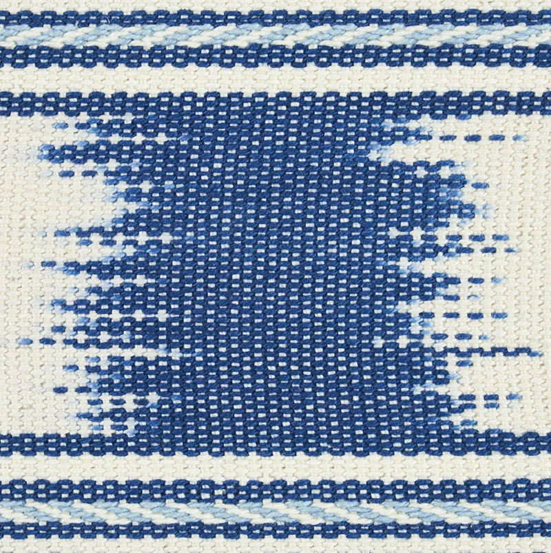 79300 | Banyan Ikat Tape - Blue Schumacher Banyan Ikat Tape trim in Blue (79300)