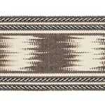 Schumacher Banyan Ikat Tape trim in Brown (79302)