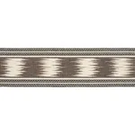 Schumacher Banyan Ikat Tape trim in Brown (79302)