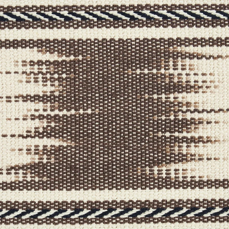 Schumacher Banyan Ikat Tape trim in Brown (79302)