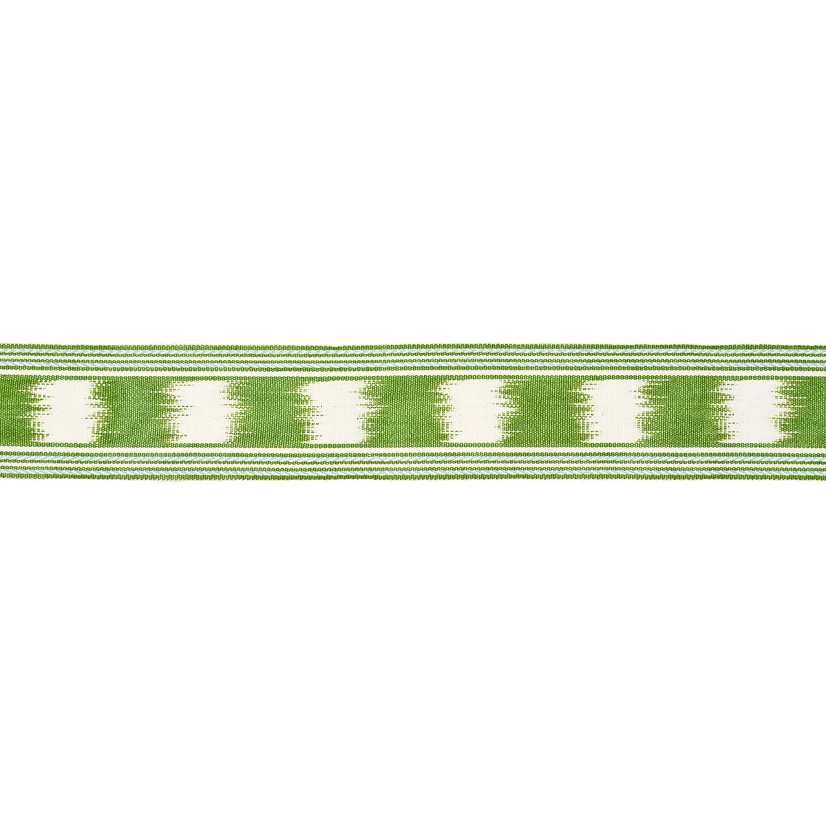 Schumacher Banyan Ikat Tape trim in Leaf (79303)