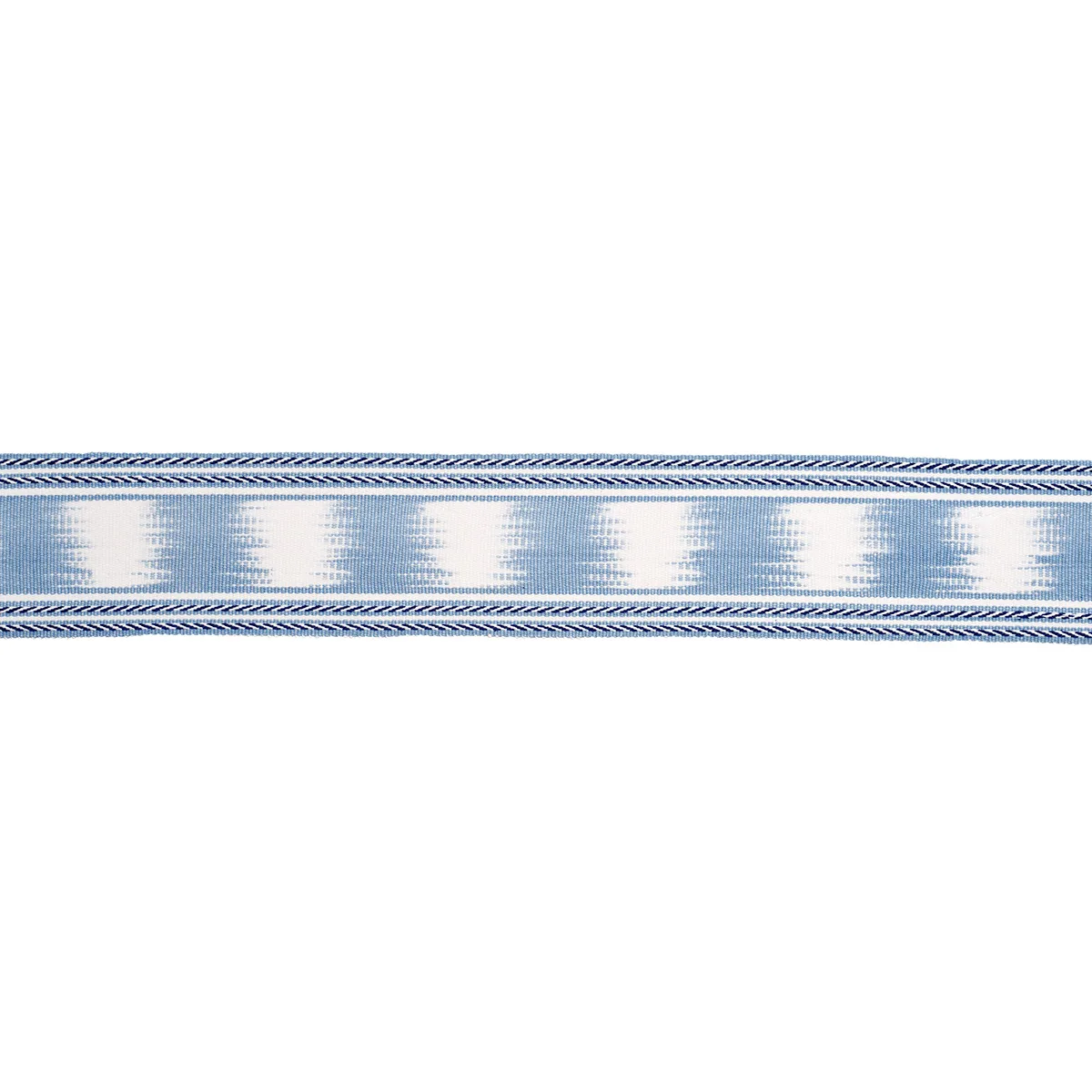 Schumacher Banyan Ikat Tape trim in Sky (79304)