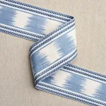 Schumacher Banyan Ikat Tape trim in Sky (79304)
