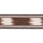 83244 | Banyan Tape Narrow - Brown Schumacher Banyan Tape Narrow trim in Brown (83244)