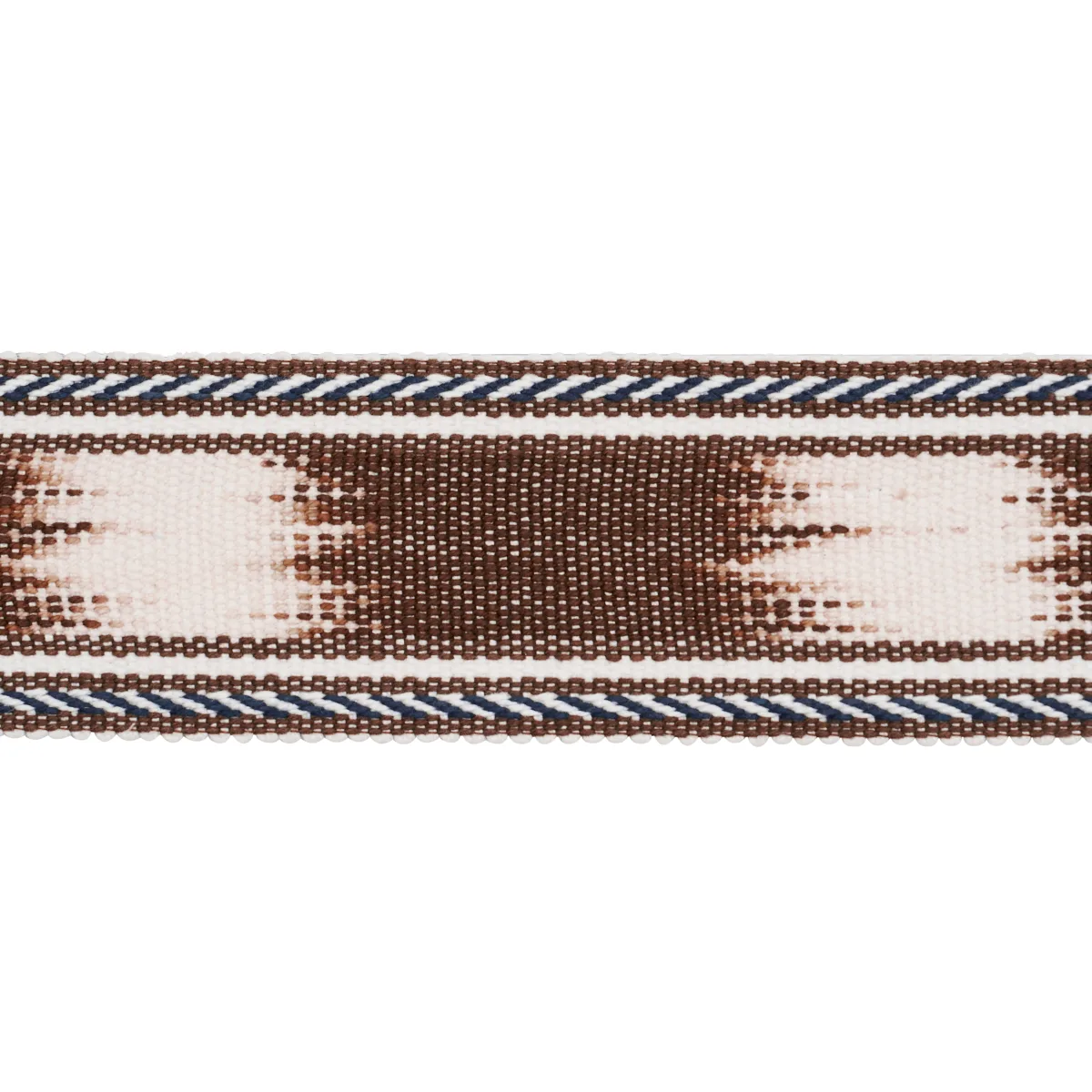 Schumacher Banyan Tape Narrow trim in Brown (83244)