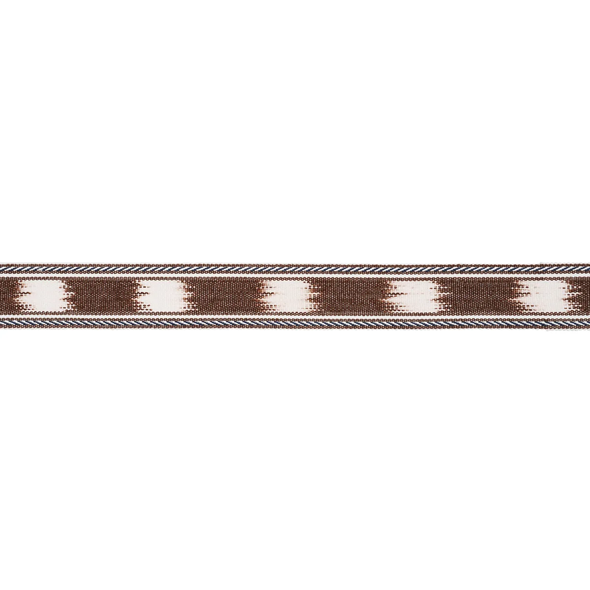 Schumacher Banyan Tape Narrow trim in Brown (83244)