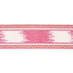 83245 | Banyan Tape Narrow - Pink Schumacher Banyan Tape Narrow trim in Pink (83245)