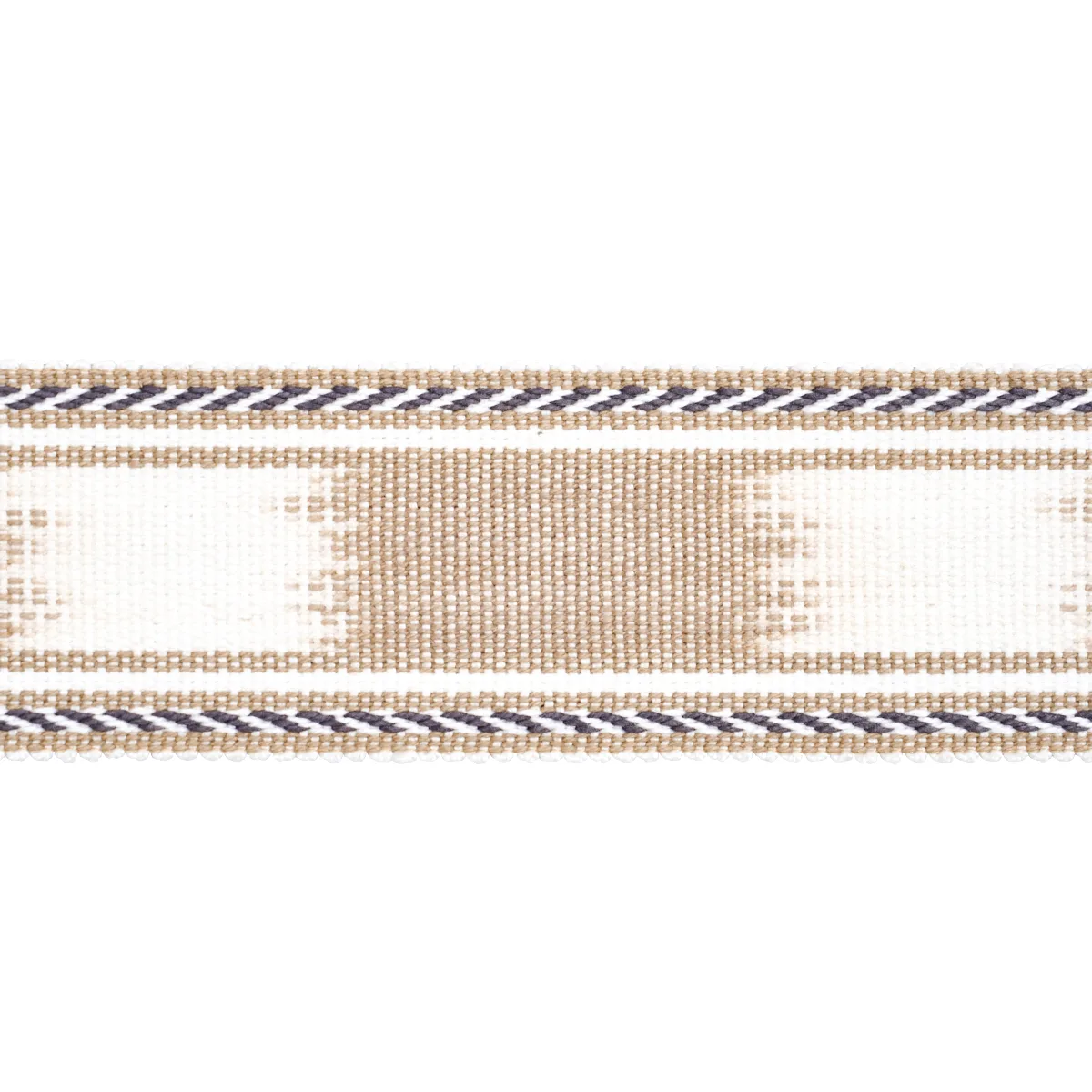 Schumacher Banyan Tape Narrow trim in Sand (83243)
