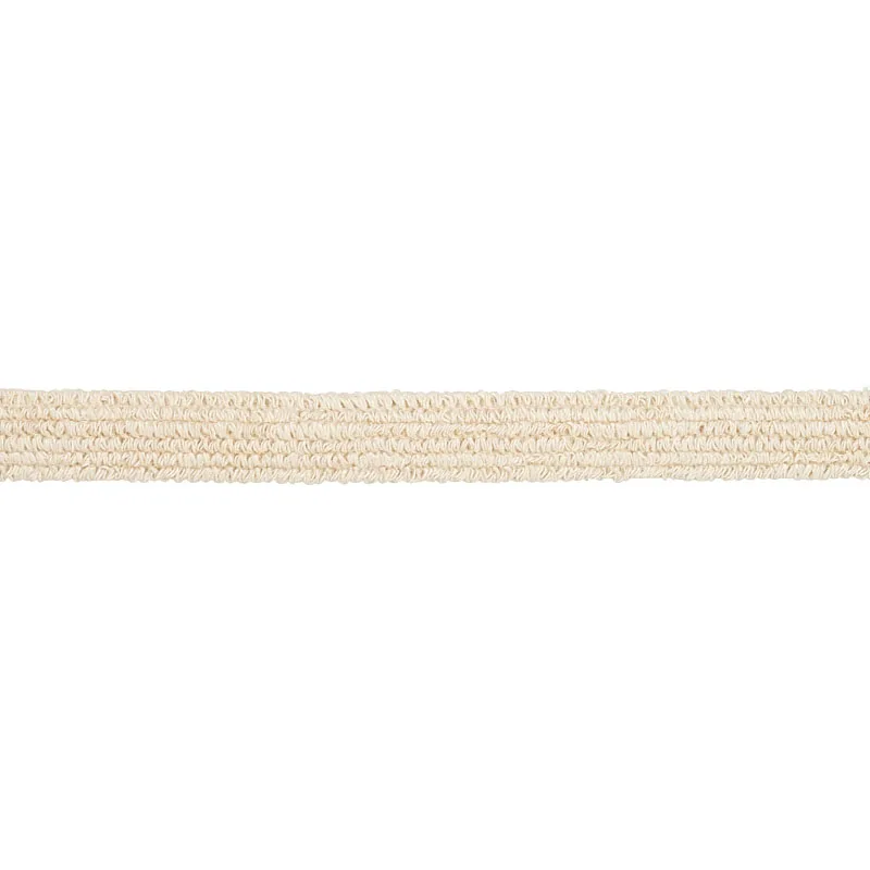 Schumacher Barba Jute Tape trim in Ivory (80061)