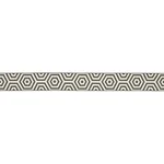 Schumacher Bees Knees Indoor/Outdoor Tape trim in Black (82452)