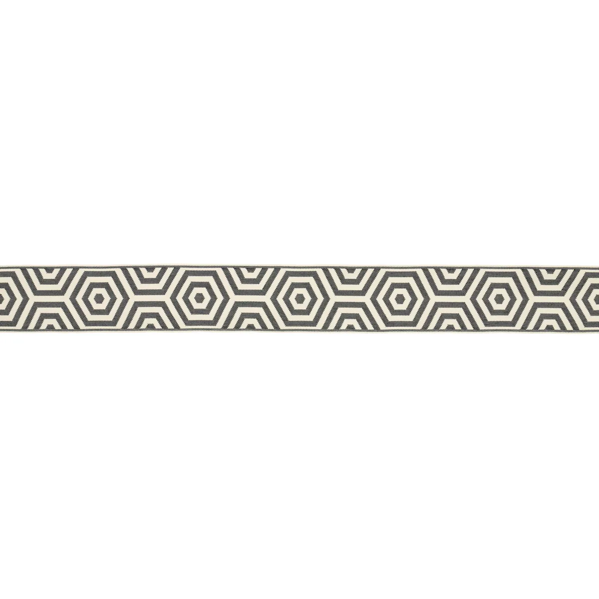 Schumacher Bees Knees Indoor/Outdoor Tape trim in Black (82452)