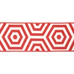 Schumacher Bees Knees Indoor/Outdoor Tape trim in Red (82450)